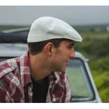 White Golfer Cap