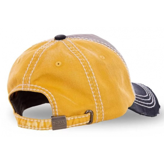 Xavier Grey & Yellow Rock Baseball Cap - Von Dutch