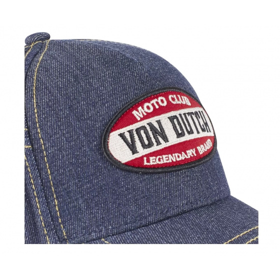 Casquette Baseball Moto Club Denim - Von Dutch Casquette Baseball Moto Club Denim - Von Dutch