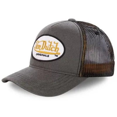 Casquette baseball Crew Grise - Von Dutch