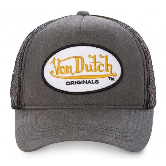 Casquette Baseball Crew Grise - Von Dutch