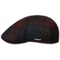 Texas Check Wool Gatsby Cap - Stetson