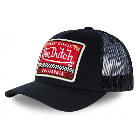 West Coast Baseball Cap Black - Von Dutch