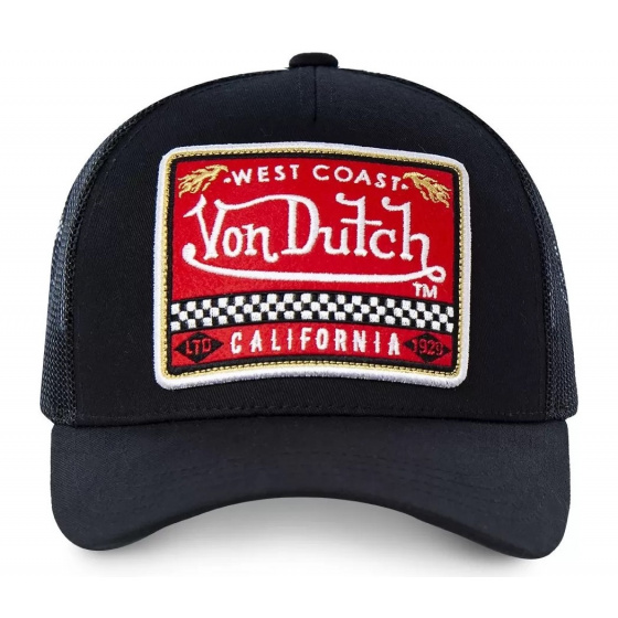 Black West Coast Baseball Cap - Von Dutch