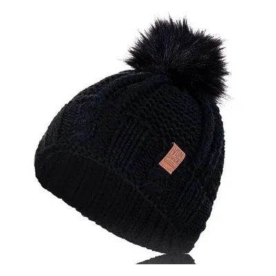 Bonnet à Pompon Santa Monica Noir - Von Dutch  réf 17239