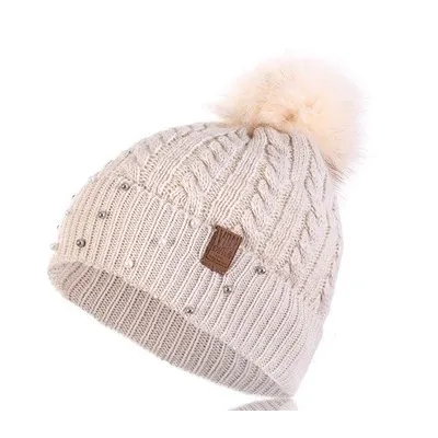 Bonnet à Pompon Mulholland Beige - Von Dutch