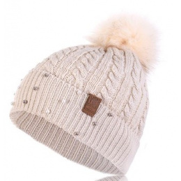 Beige Mulholland Beanie - Von Dutch