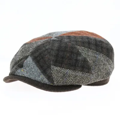 Casquette Houston Patchwork Marron - Crambes