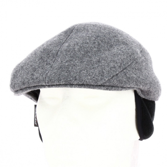 Casquette bombée Bertrand Cache-Oreilles Grise - Crambes