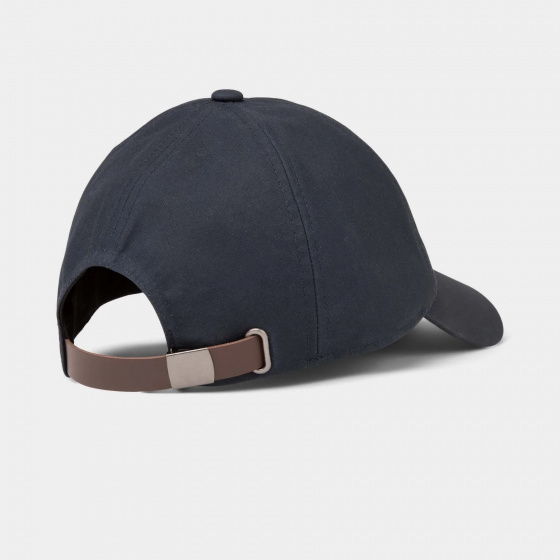 Casquette Baseball Wax Coton ciré Marine - Tilley