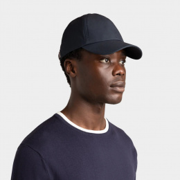 Baseball Cap Wax Cotton Navy - Tilley