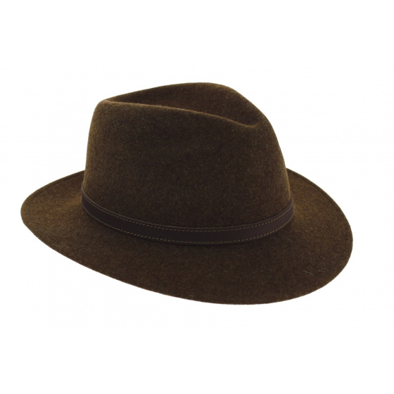 Chapeau Traveller Aussie Woolfelt Marron - Stetson Chapeau Traveller Aussie Woolfelt Marron - Stetson