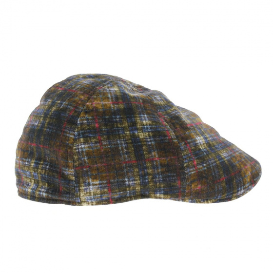 Printed Babycord Cotton Duck Bill Cap - Stetson Printed Babycord Cotton Duck Bill Cap - Stetson