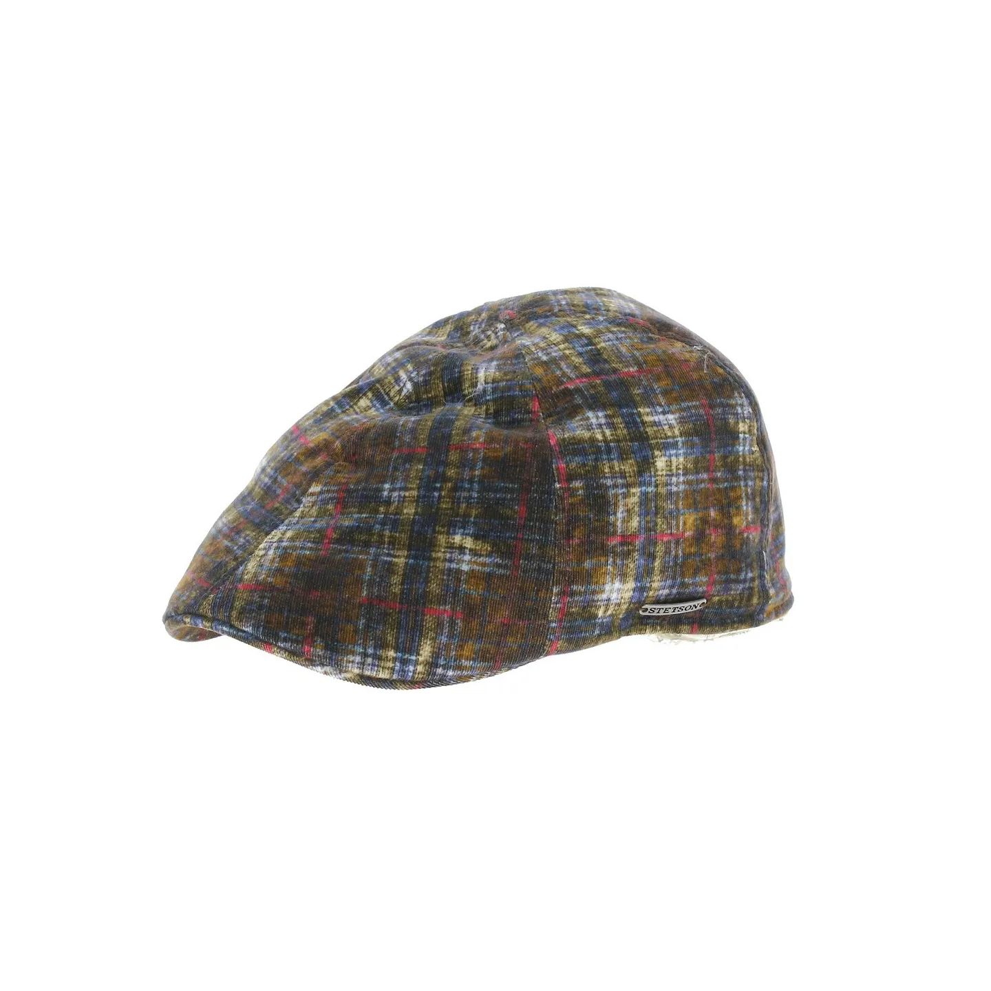Casquette Bec de Canard Printed Babycord Coton- Stetson  Reference : 3793 | Chapellerie Traclet
