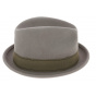 Trilby Gain Grey and gold hat - Brixton