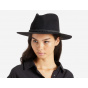 Messer Western Black Felt Fedora Hat - Brixton