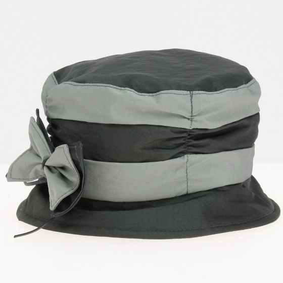 Chapeau Cloche de Pluie Noeud Noir - Traclet Chapeau Cloche de Pluie Noeud Noir - Traclet
