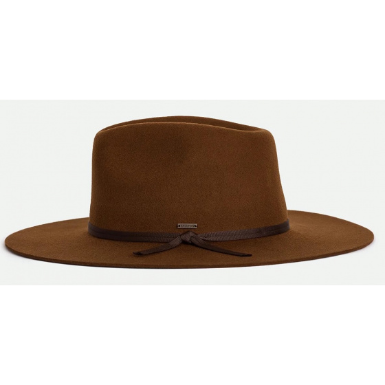 Cohen Cowboy Hat in Camel Wool Felt - Brixton