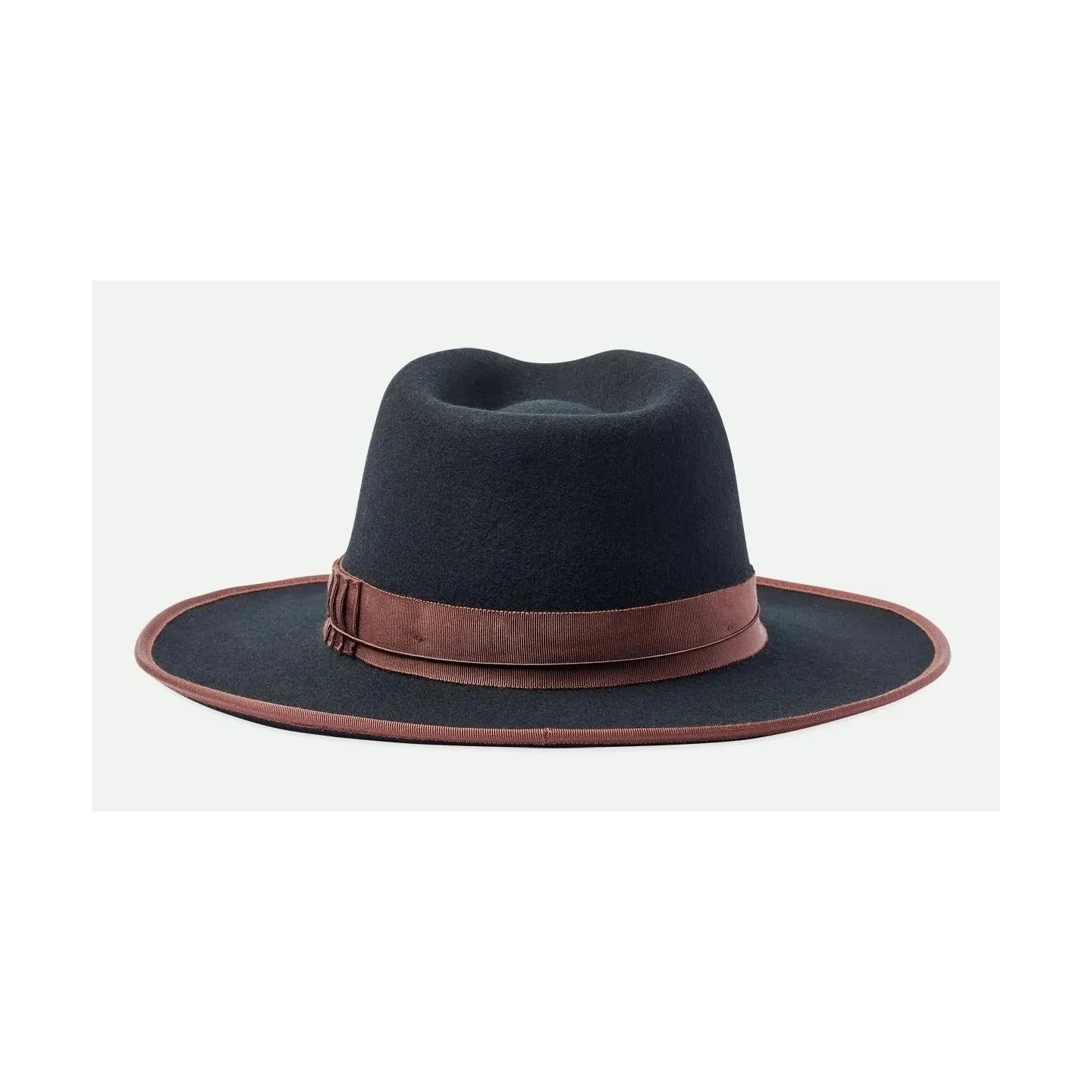 Chapeau Fedora Reno Feutre Noir - Brixton  réf 17284