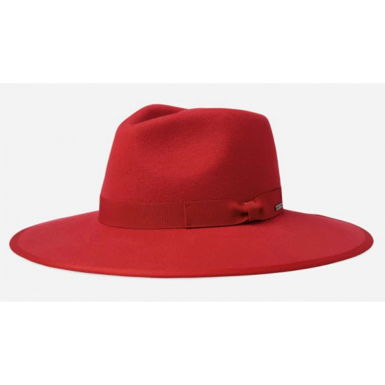 Traveller Jo Rancher Felt Hat Red - Brixton