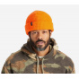 Heist Orange Knit Beanie - Brixton