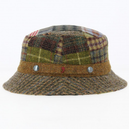 Banbridge Patchwork Wool Bucket Hat - Traclet