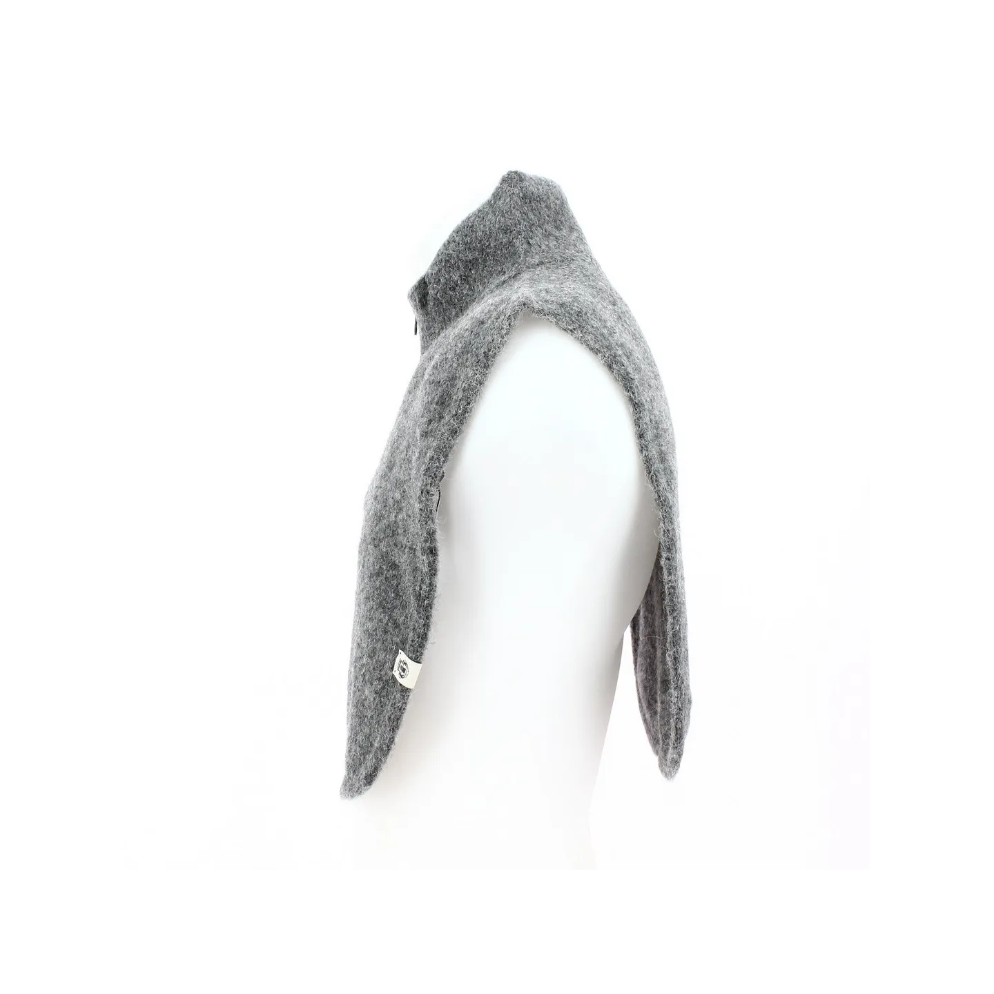 Grey Alpaca Wool Plastron - Roeckl