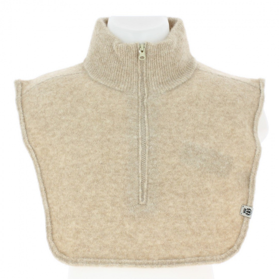 Beige Alpaca Wool Plastron - Roeckl