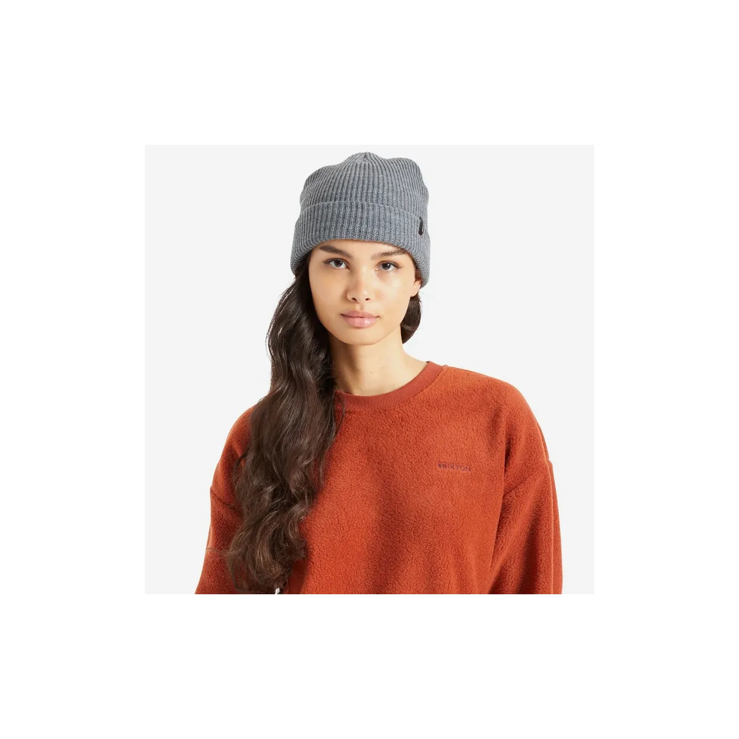 Bonnet Tricot Heist Gris - Brixton