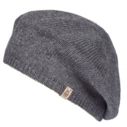 Women's beret Castello Anthracite - Roeckl
