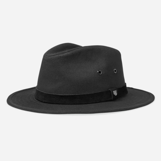 Traveller Messer Hat Cotton Black - Brixton
