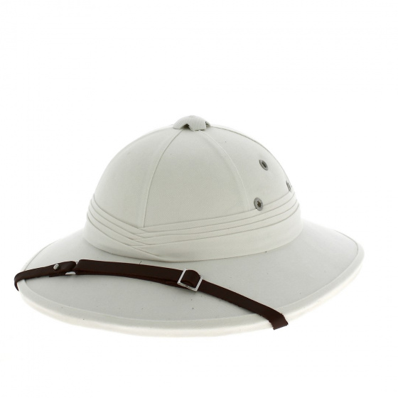 Casque Colonial Français blanc