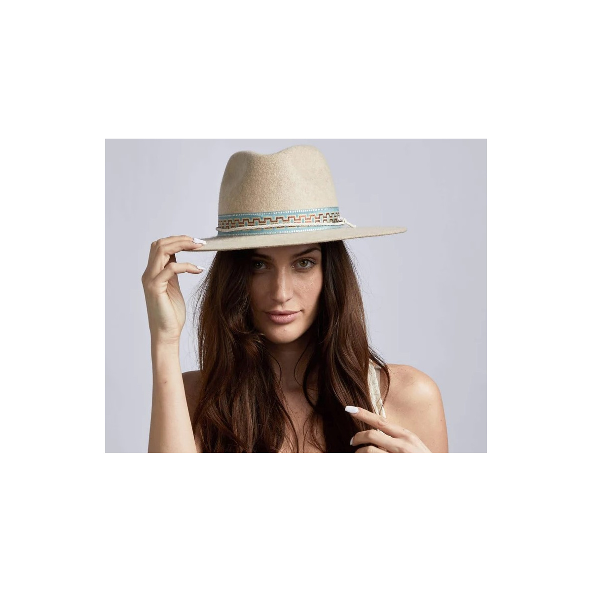 Chapeau Fedora Femme En Feutre Pliable – Large Bord 10 Cm – Tour De Tête 56-58 Cm – Marron Café élégant