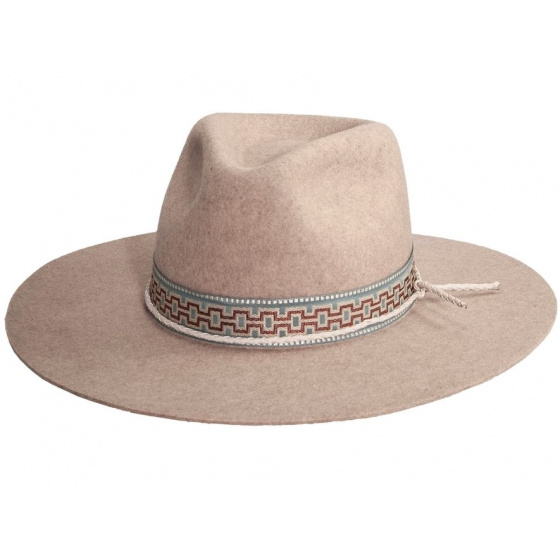 Chapeau Fedora Plum Feutre Bordeaux - Head'n Home