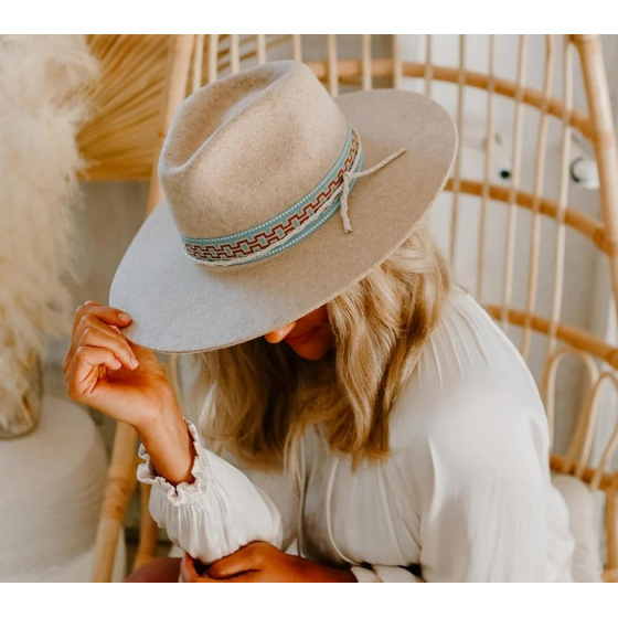 Chapeau Fedora Plum Feutre Bordeaux - Head'n Home