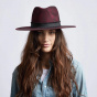 Fedora Plum Hat Bordeaux Felt - Head'n Home