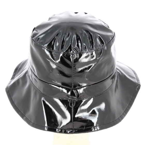 Chapeau de pluie Lucy vernis noir - Traclet Chapeau de pluie Lucy vernis noir - Traclet