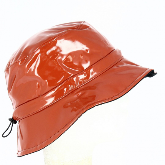 Chapeau de pluie Lucy vernis brique - Traclet Chapeau de pluie Lucy vernis brique - Traclet