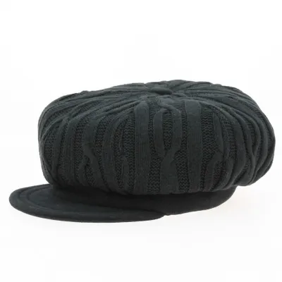 Gavroche Helsinki Cap Black Tricot - Traclet