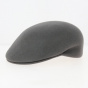 Delys Cambered Cap Grey Wool Felt - Traclet