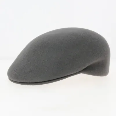 Casquette Bombée Delys Feutre Laine Gris - Traclet