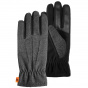 Men's Tactile Fleece and Faux Fur Chevron Gloves - Isotoner