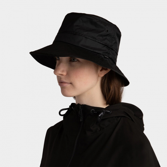 Black UPF50+ Traverse Bucket Hat - Tilley Black UPF50+ Traverse Bucket Hat - Tilley