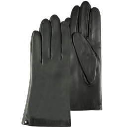 Women's Gloves Leather Lined Silk Fir - Isotoner