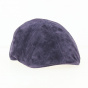 Texas Pigskin Leather Cap Purple - Stetson