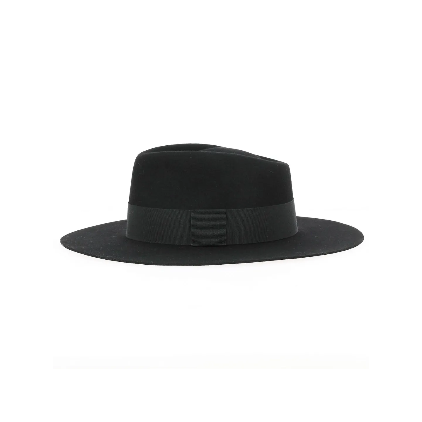 Chapeau Fedora Grand Bord "The Mirage" Noir - Traclet