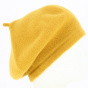Kanika yellow wool beret - Kopka