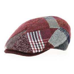 copy of Wool patchwork cap daffy red/black