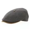 Oxford Flat Cap Brown Wool - Traclet