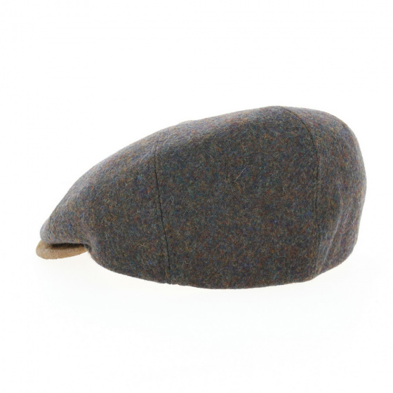 Oxford Flat Cap Brown Wool - Traclet